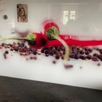 Glasrückwand - Alte Küche sanieren